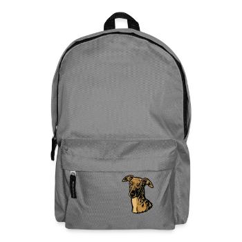Galgo Español – Stolz & Schönheit - Rucksack - Mittelgrau - Vorne