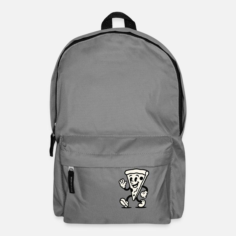 pizza comic - Rucksack - Mittelgrau