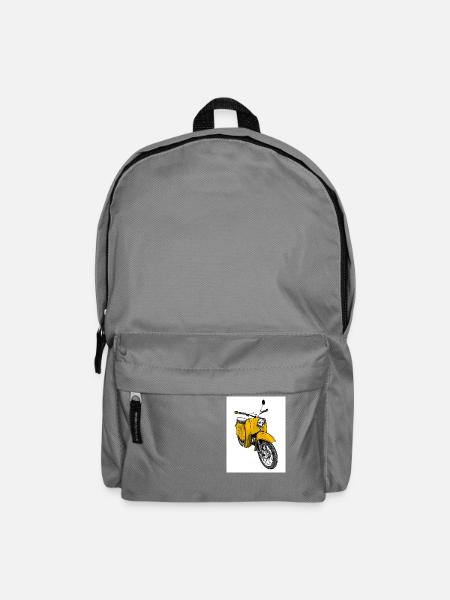 Die Schwalbenfahrer-Tasse (gelb) - Rucksack - Mittelgrau