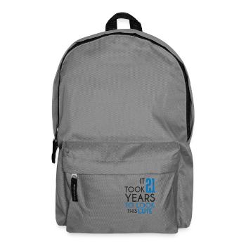 21st birthday: It took 21 Years to look this cute - Backpack - elephant grey - Front