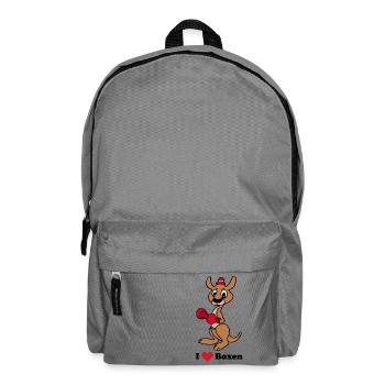 kangaroo - Backpack - elephant grey - Front