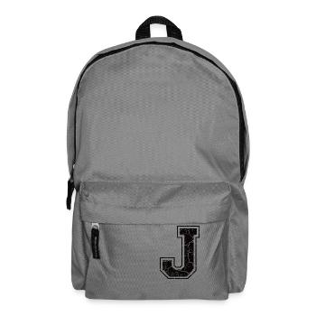 Un caractère un joule in Grunge-Look - Sac à dos - gris éléphant - Devant