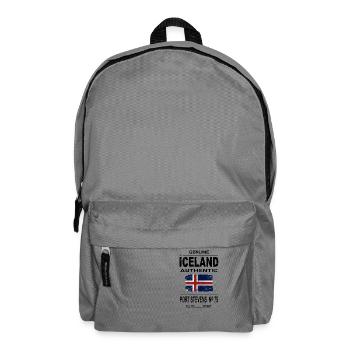 Iceland Flag Logo - Rucksack - Mittelgrau - Vorne