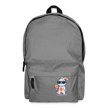 osterhase ostern - Rucksack - Mittelgrau - Vorne