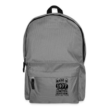 1977 Original 1977 Vintage Vintage Retro Jahrestag - Rucksack - Mittelgrau - Vorne