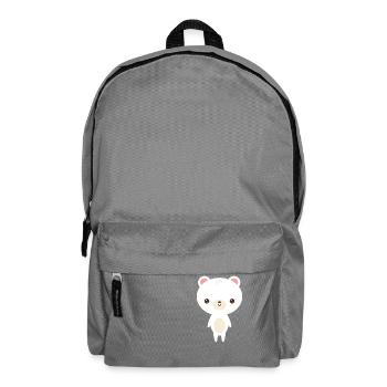 Ours polaire mignon - Sac à dos - gris éléphant - Devant