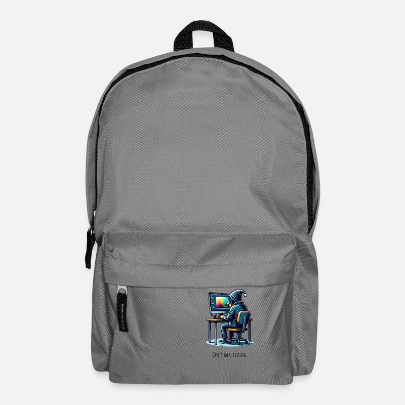 Editing Hacker - Creative in the Tunnel - Backpack - elephant grey