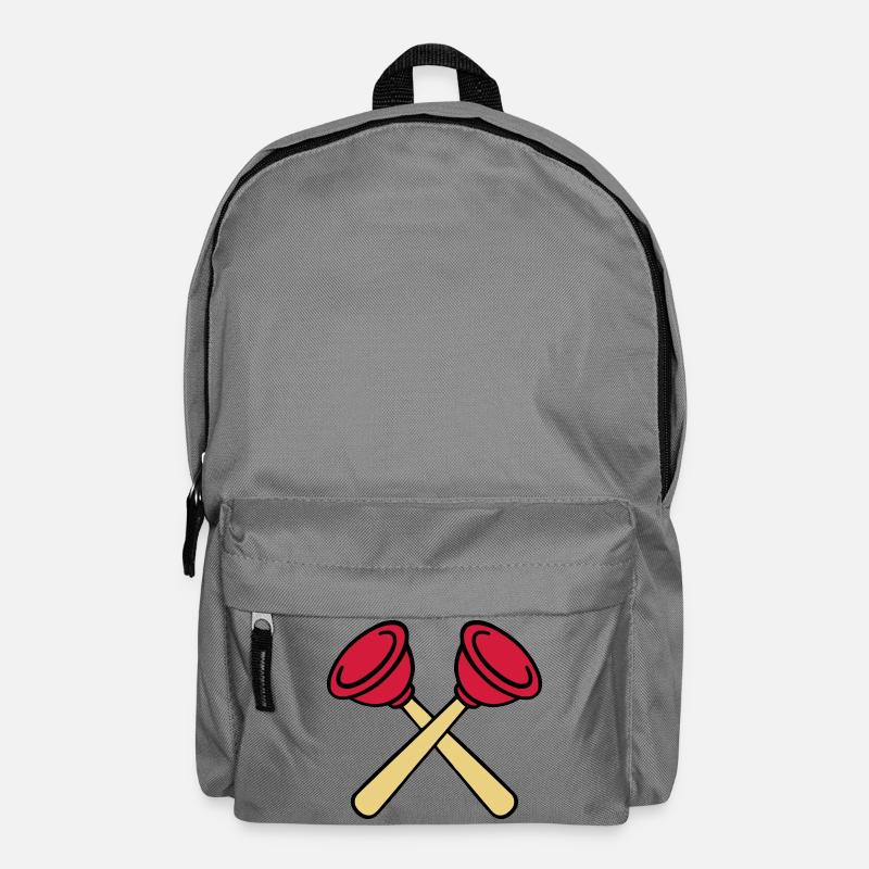 Pömpel gekreuzt - Rucksack - Mittelgrau