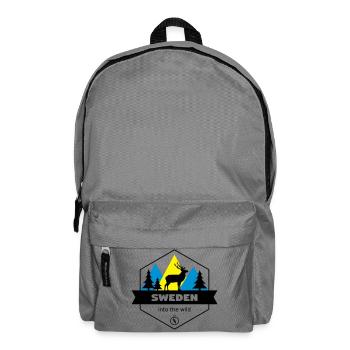 Schweden in die Wildnis - Rucksack - Mittelgrau - Vorne