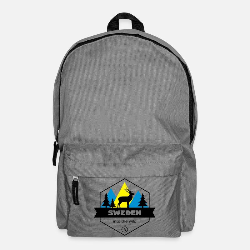 Schweden in die Wildnis - Rucksack - Mittelgrau