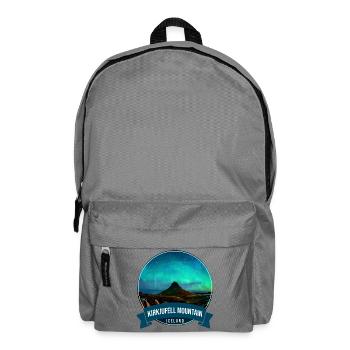 Kirkjufell Aurora Iceland - Rucksack - Mittelgrau - Vorne