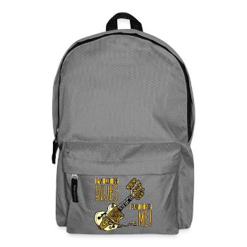 Gitarre spiel es für mich FARBE - Rucksack - Mittelgrau - Vorne