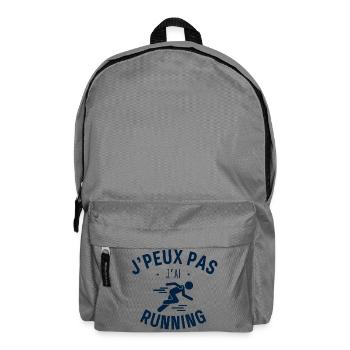 J peux pas j ai Running - Sac à dos - gris éléphant - Devant