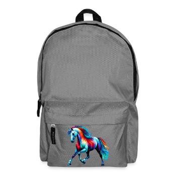 Pferd - Rucksack - Mittelgrau - Vorne