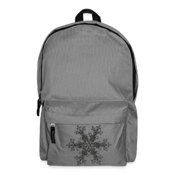 snowflake 7 black - Rucksack - Mittelgrau - Vorne