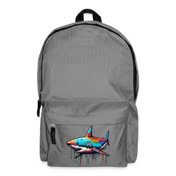 Shark - Backpack - elephant grey - Front