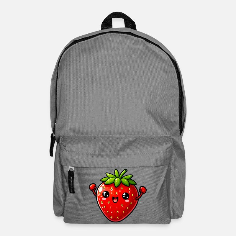 Erdbeeren Erdbeeren - Rucksack - Mittelgrau