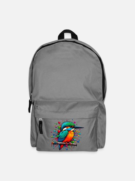 Eisvogel - Rucksack - Mittelgrau