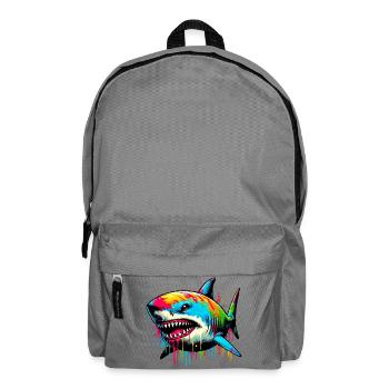 Shark - Backpack - elephant grey - Front