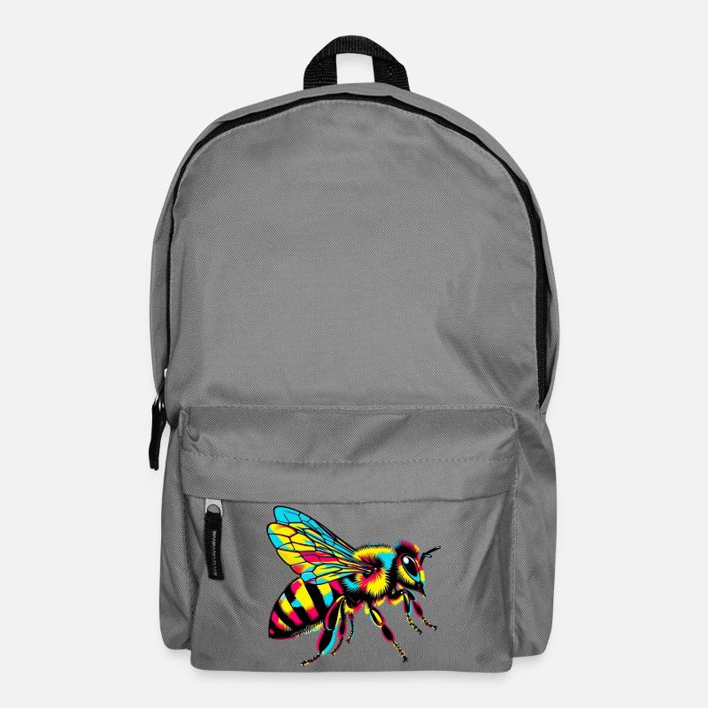 Biene - Rucksack - Mittelgrau