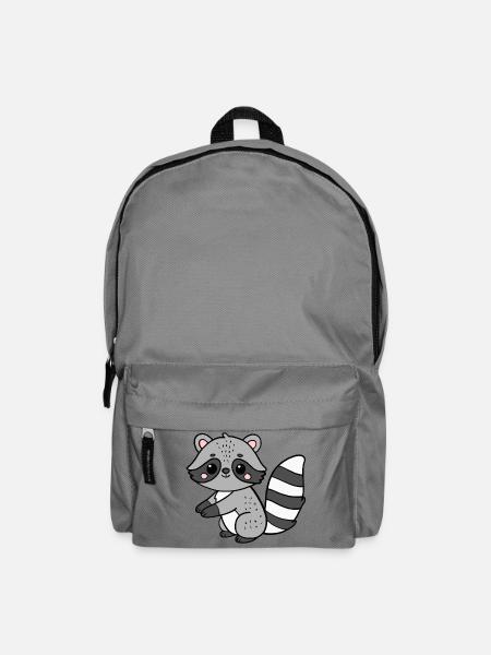 Waschbär - Rucksack - Mittelgrau