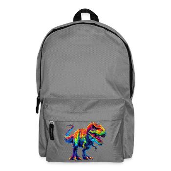 Dinosaurier - Rucksack - Mittelgrau - Vorne