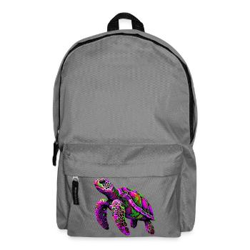 Schildkröte - Rucksack - Mittelgrau - Vorne