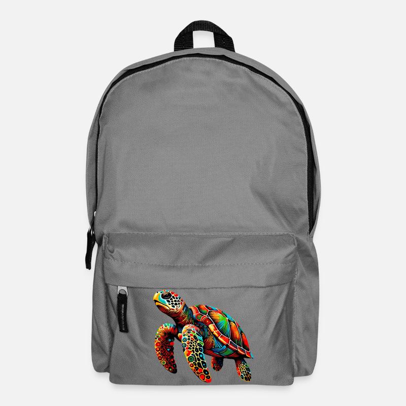 Schildkröte - Rucksack - Mittelgrau