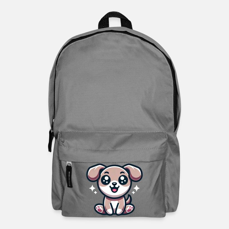 cute dog - Sac à dos - gris éléphant
