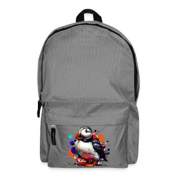 Papageitaucher - Rucksack - Mittelgrau - Vorne