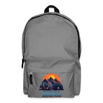 Retro Gaming Adventure - Backpack - elephant grey - Front