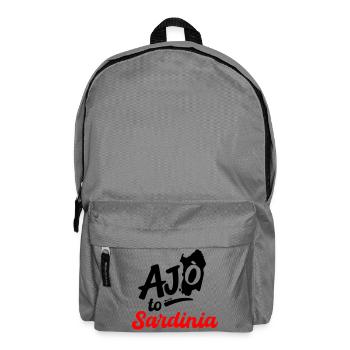ajó nach Sardinien, ajó in Sardinien! - Rucksack - Mittelgrau - Vorne