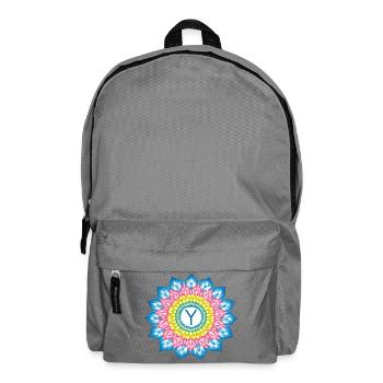 Mandala Y Arc in der Sonne - Rucksack - Mittelgrau - Vorne