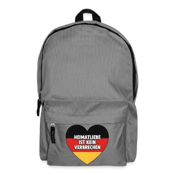L’amour de la patrie n’est pas un crime - Sac à dos - gris éléphant - Devant