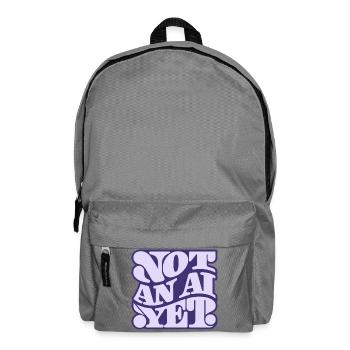 Not an AI yet - Backpack - elephant grey - Front