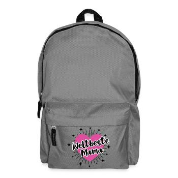 World's Best Mom Best Mom Thank You Mommy Mom Mom - Backpack - elephant grey - Front
