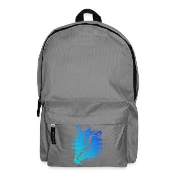 Motif drôle de handball pour hommes - Sac à dos - gris éléphant - Devant
