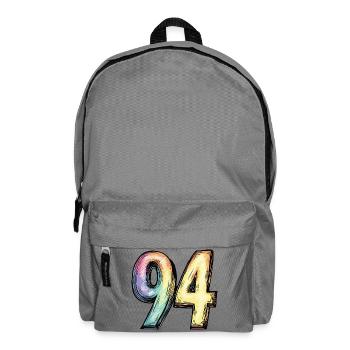 94 Number Colorful - Backpack - elephant grey - Front