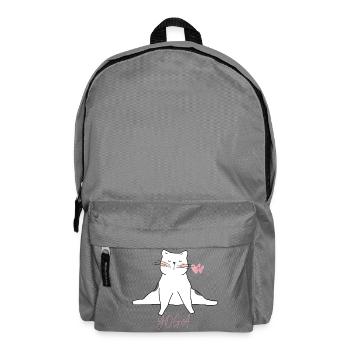 Yoga pour chats - Sac à dos - gris éléphant - Devant