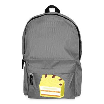 Torte Bäckerei Konditorei backen Bäcker - Rucksack - Mittelgrau - Vorne