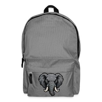 Elephant Esports Cartoon - Backpack - elephant grey - Front