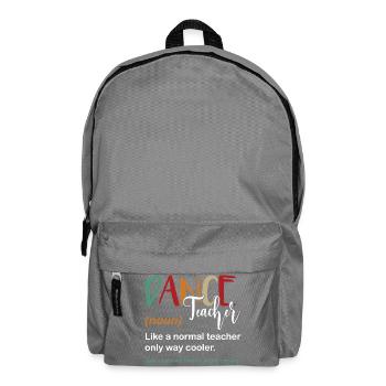 Tanzlehrer - Rucksack - Mittelgrau - Vorne