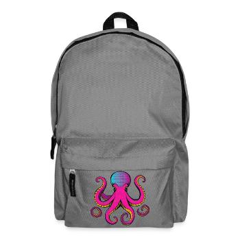 Eight arms full of color - Backpack - elephant grey - Front