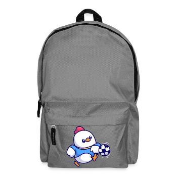 Chick Soccer Kick - Backpack - elephant grey - Front