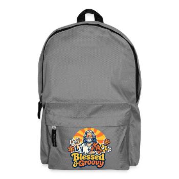 Groovy Jesus Peace - Sac à dos - gris éléphant - Devant