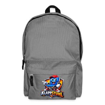 Klappstuhl Mascot Cartoon - Rucksack - Mittelgrau - Vorne