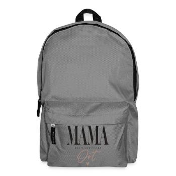 Mama. Mein sicherer Ort. Geschenk Oma Mama - Rucksack - Mittelgrau - Vorne