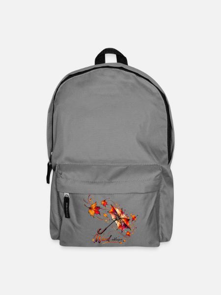 Herbstwind – Farben des Wandels - Rucksack - Mittelgrau