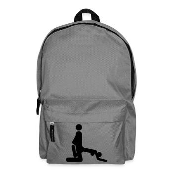 Fuck position - Backpack - elephant grey - Front