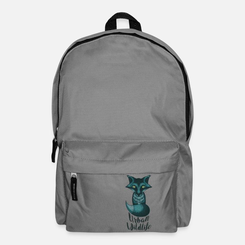 urban wildlife blue - Backpack - elephant grey